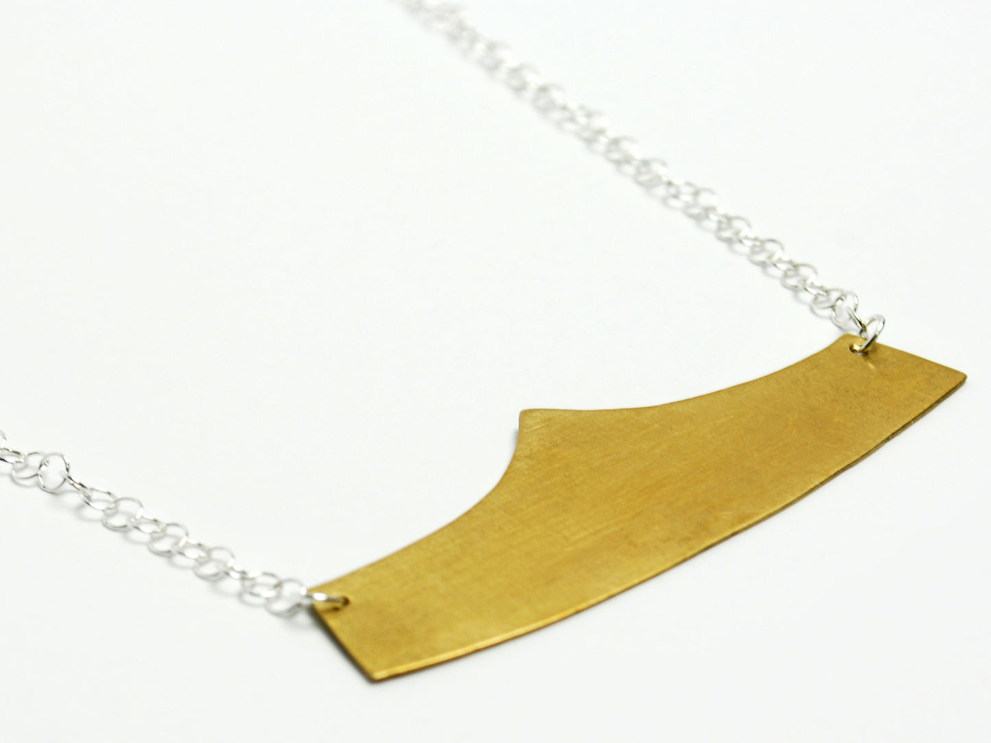 Diana Necklace in Brass