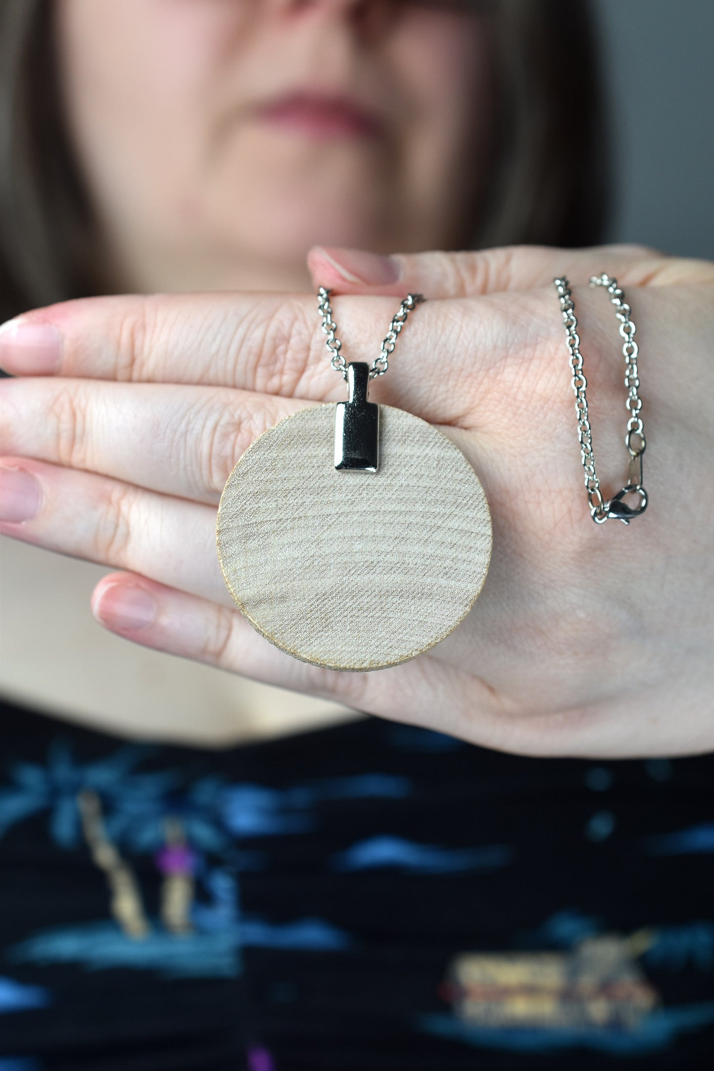 Upcycled Deanna Troi Necklace in Silver