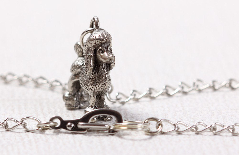 Poodle Necklace in Silver