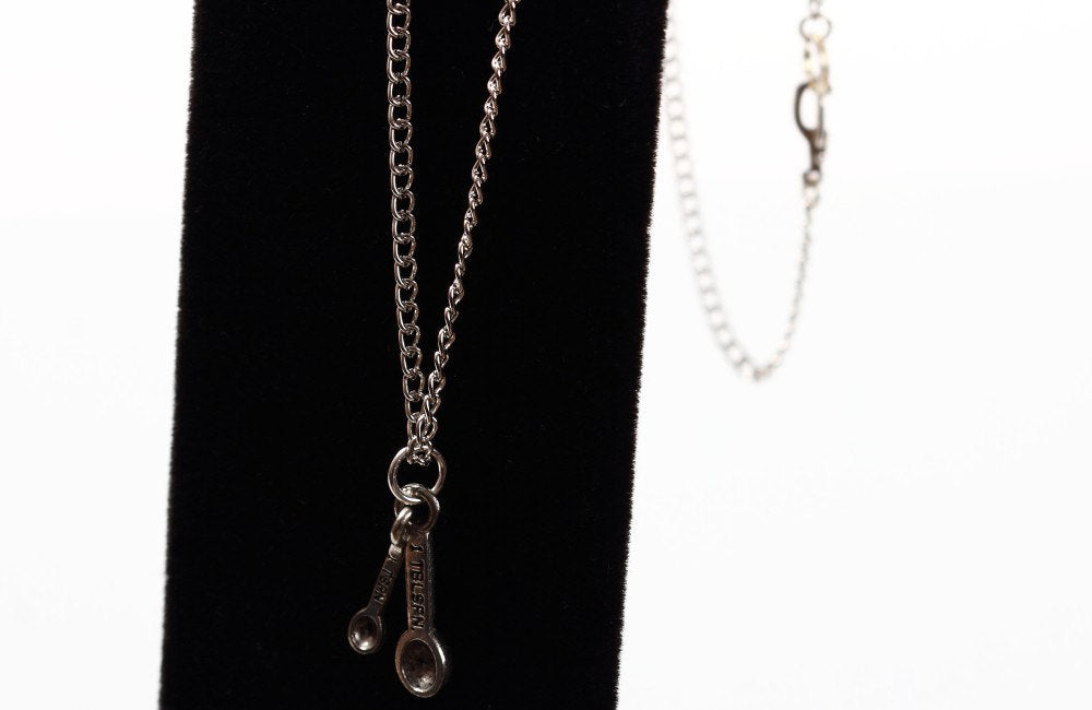 Measuring Spoons Necklace in Silver