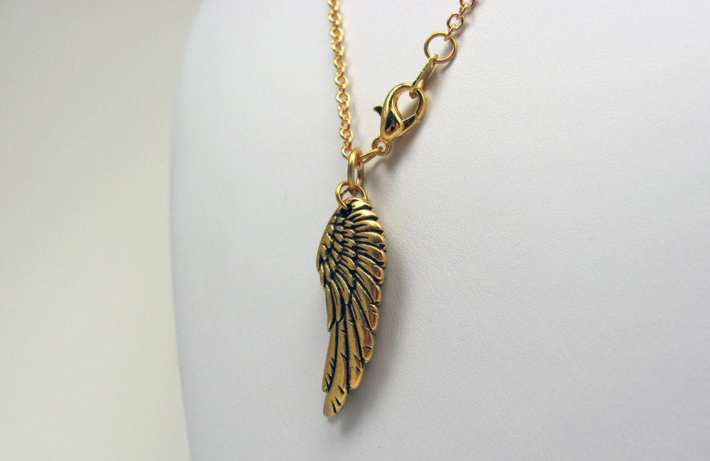 Wings Necklace in Gold