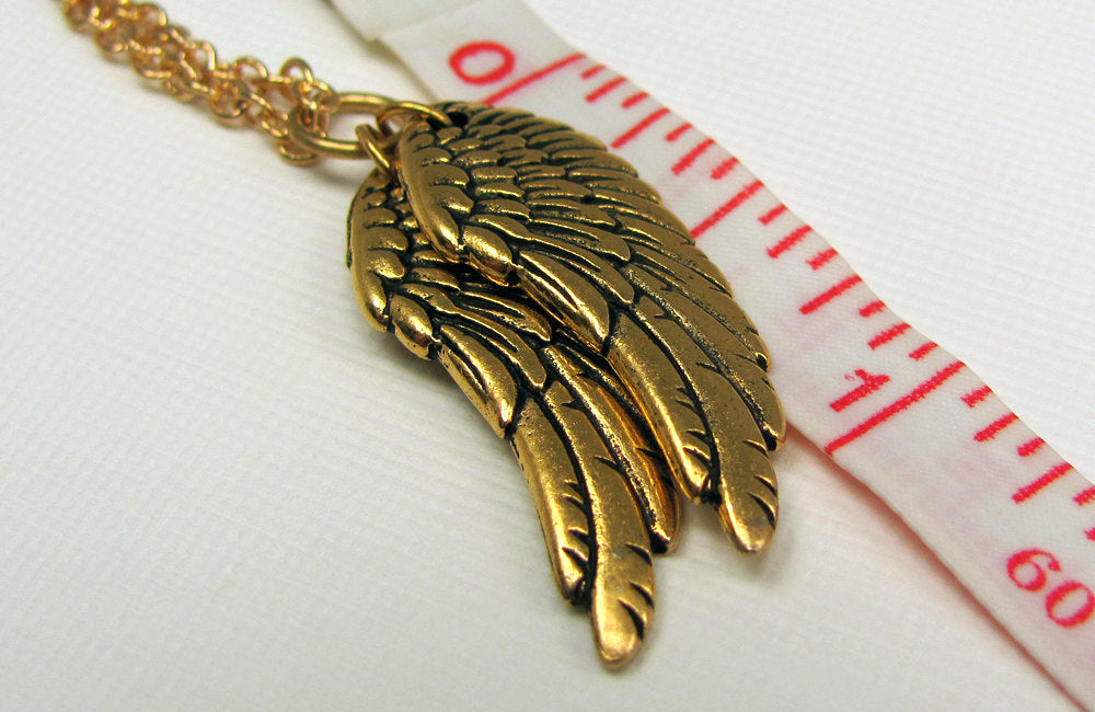 Wings Necklace in Gold