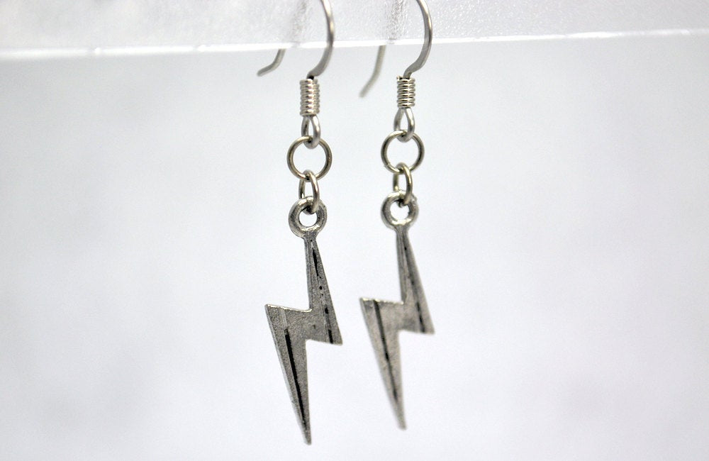 Lightning Bolt Set in Silver