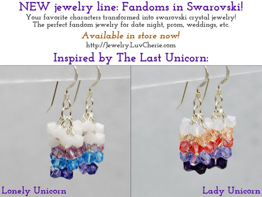 NEW Jewelry Line: Fandoms in Swarovski!