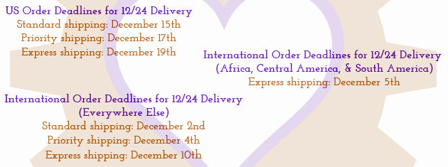 Order Deadlines for Christmas Eve Delivery