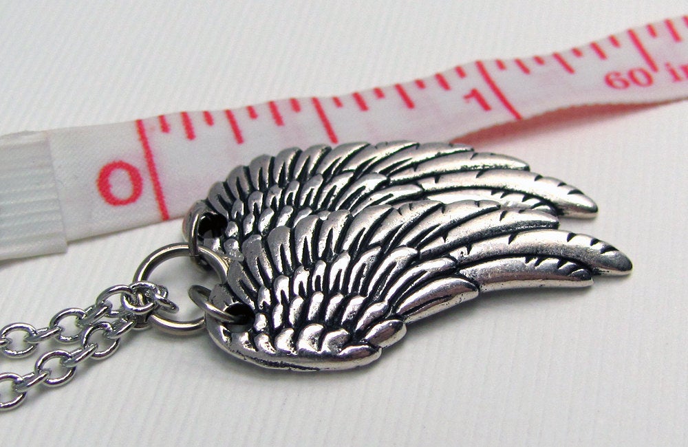 Wings Necklace in Silver