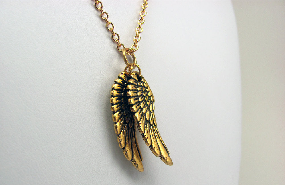 Wings Necklace in Gold